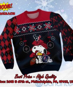 houston texans peanuts snoopy ugly christmas sweater 2 cKmks
