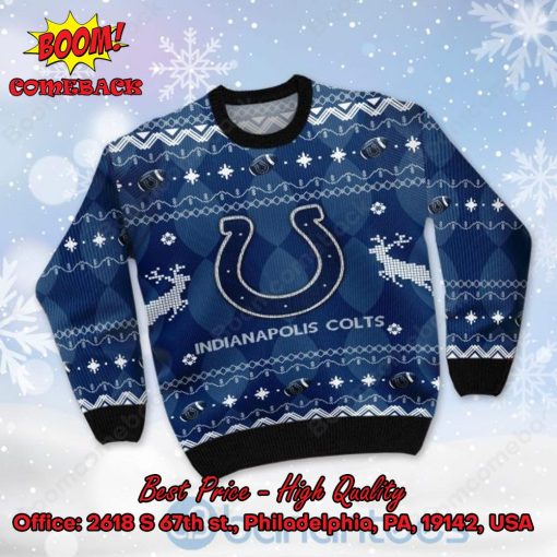 Indianapolis Colts Big Logo Ugly Christmas Sweater