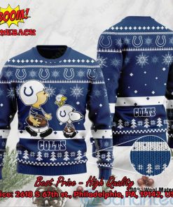 Indianapolis Colts Charlie Brown Peanuts Snoopy Ugly Christmas Sweater