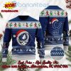 Indianapolis Colts Happy Santa Claus On Chimney Ugly Christmas Sweater