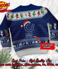indianapolis colts grateful dead santa hat ugly christmas sweater 3 8Sypg