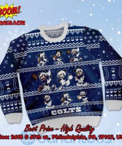 indianapolis colts mickey mouse postures style 1 ugly christmas sweater 2 HbJJE