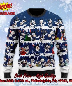 indianapolis colts mickey mouse postures style 2 ugly christmas sweater 2 zYksK