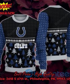 Indianapolis Colts Pine Trees Ugly Christmas Sweater