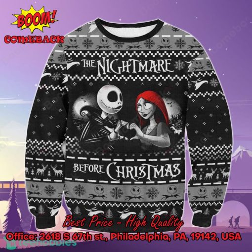 Jack And Sally The Nightmare Before Christmas Sweater Special Gift For Men And Women