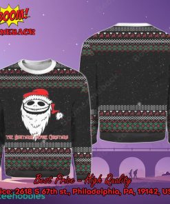 Jack Skellington Face The Nightmare Before Christmas Sweater Best Gift For Men And Women