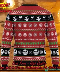 jack skellington zero and sally halloween ugly christmas sweater 3 YHSlR