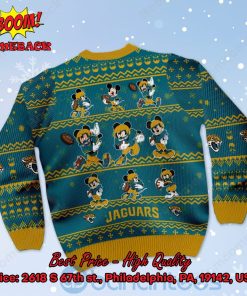 jacksonville jaguars mickey mouse postures style 1 ugly christmas sweater 3 Uz1iM