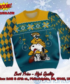 jacksonville jaguars peanuts snoopy ugly christmas sweater 2 o7ODn