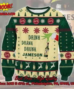 Jameson Drink Drank Drunk Ugly Christmas Sweater