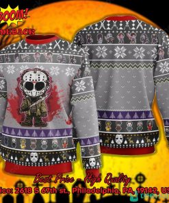 Jason Voorhees Horror Killers Halloween Ugly Christmas Sweater