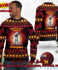 Kansas City Chiefs 2019 Super Bowl Champions Ugly Christmas Sweater