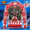 Kansas City Chiefs Christmas Circle Light Ugly Christmas Sweater