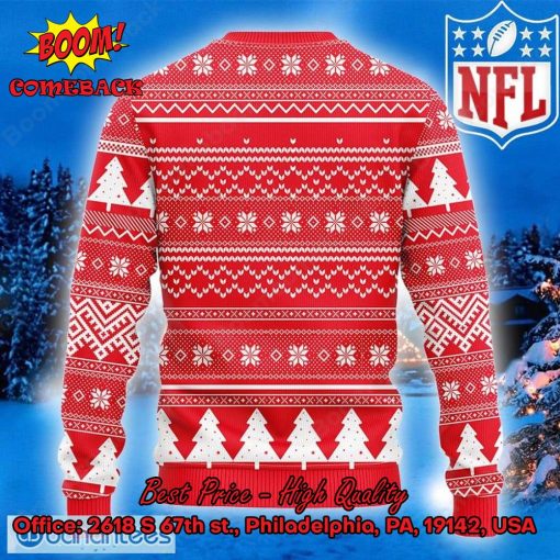Kansas City Chiefs Christmas Circle Ugly Christmas Sweater