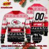 Kansas City Chiefs Disney Characters Personalized Name Ugly Christmas Sweater