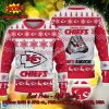 Kansas City Chiefs Grinch Hand Christmas Light Ugly Christmas Sweater