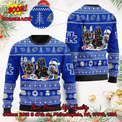 Kentucky Wildcats Star Wars Ugly Christmas Sweater