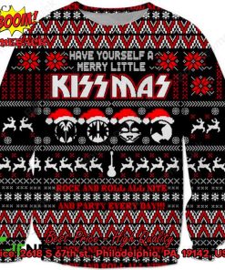 Kiss Rock Band Have Yourself A Merry Litte Kissmas Ugly Sweater