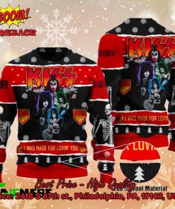 Kiss Rock Band I Was Made For Lovin’ You Ugly Sweater
