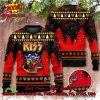 Kiss Rock Band On Sleigh Merry Kissmas Style 1 Ugly Sweater