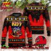 Kiss Rock Band On Sleigh Merry Kissmas Style 3 Ugly Sweater