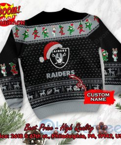 las vegas raiders grateful dead santa hat ugly christmas sweater 3 zCHiR