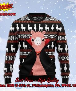 Llamacula Halloween Christmas Sweater