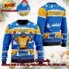 Las Vegas Raiders Santa Claus On Chimney Personalized Name Ugly Christmas Sweater