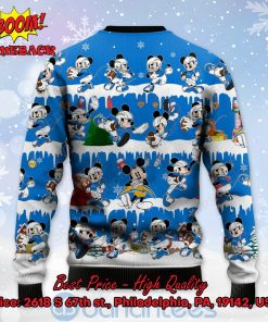 los angeles chargers mickey mouse postures style 2 ugly christmas sweater 3 ZM5Gr