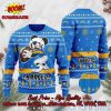 Los Angeles Chargers Mickey Mouse Postures Style 2 Ugly Christmas Sweater