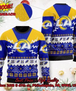 Los Angeles Rams Big Logo Ugly Christmas Sweater