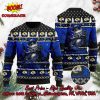 Los Angeles Rams Happy Santa Claus On Chimney Ugly Christmas Sweater