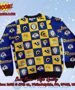 los angeles rams logos ugly christmas sweater 3 2QuB1