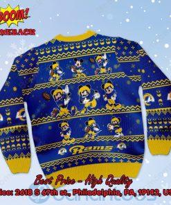 los angeles rams mickey mouse postures style 1 ugly christmas sweater 3 NABSs