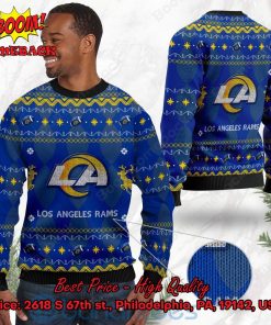 Los Angeles Rams NFL Big Logo Ugly Christmas Sweater