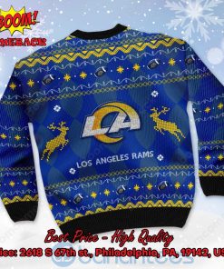 los angeles rams nfl big logo ugly christmas sweater 3 oJD1D