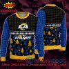 Los Angeles Rams Santa Claus Dabbing Ho Ho Ho Ugly Christmas Sweater