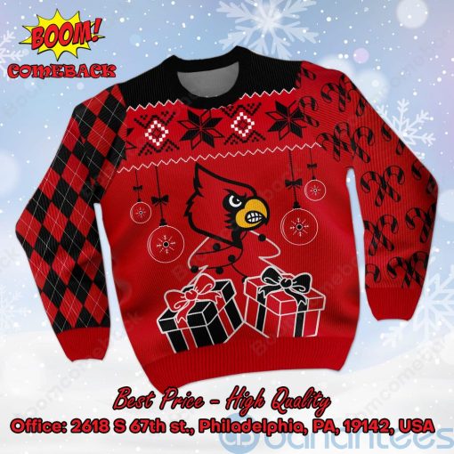 Louisville Cardinals Christmas Gift Ugly Christmas Sweater