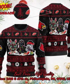 Louisville Cardinals Star Wars Ugly Christmas Sweater
