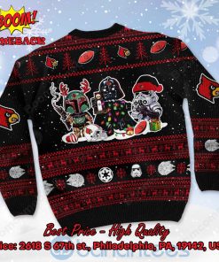 louisville cardinals star wars ugly christmas sweater 3 eZu9E