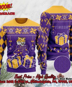 LSU Tigers Christmas Gift Ugly Christmas Sweater