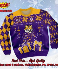 lsu tigers christmas gift ugly christmas sweater 2 WJM0O