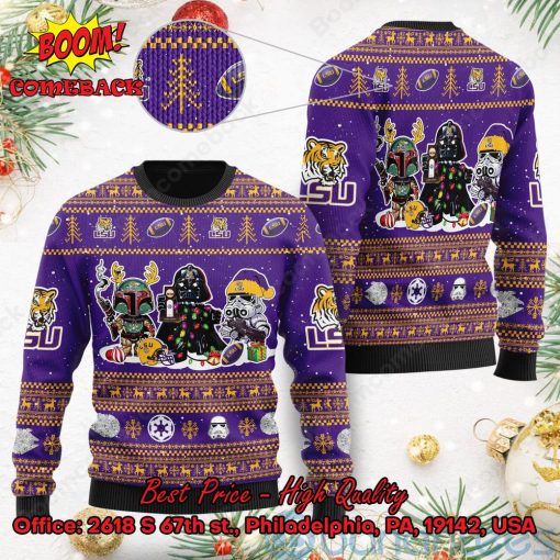 LSU Tigers Star Wars Ugly Christmas Sweater