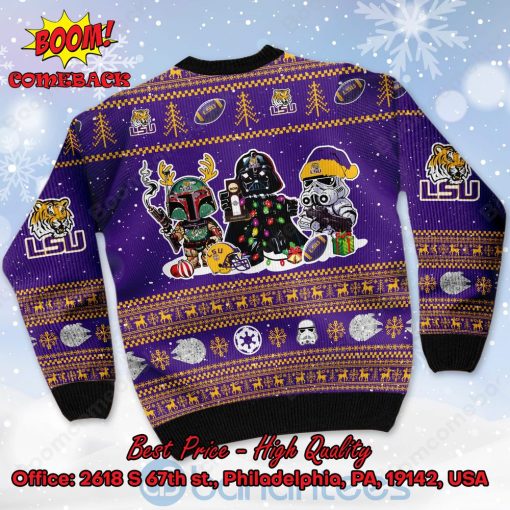 LSU Tigers Star Wars Ugly Christmas Sweater