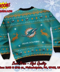 miami dolphins big logo ugly christmas sweater 3 xwMEe