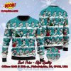 Miami Dolphins Mickey Mouse Postures Style 1 Ugly Christmas Sweater