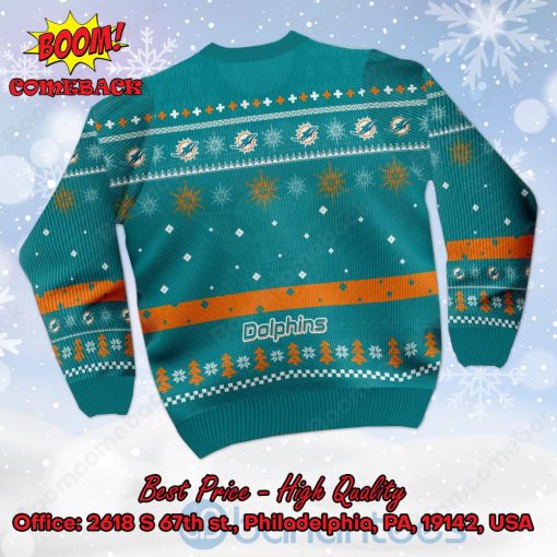 Miami Dolphins Mickey Mouse Ugly Christmas Sweater