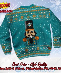 miami dolphins nutcracker not a player i just crush alot ugly christmas sweater 3 W5hRA