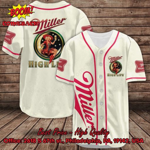 Miller High Life Baseball Jersey