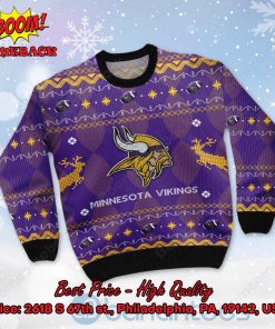 minnesota vikings big logo ugly christmas sweater 2 uKze8